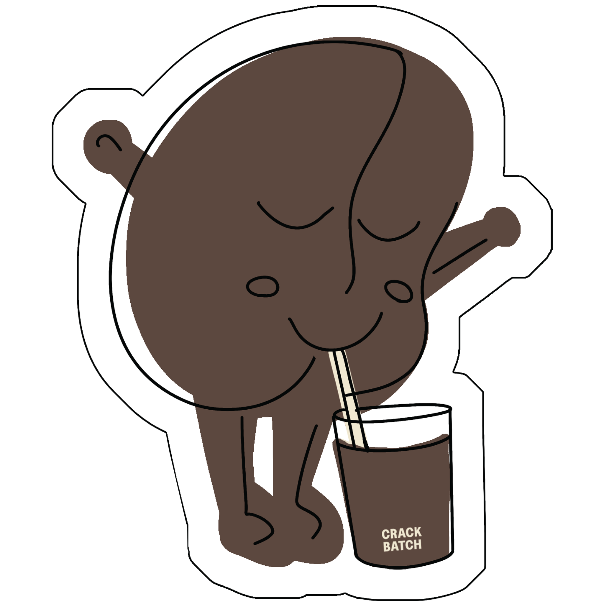 BEAN JUICE STICKER – Crack Batch