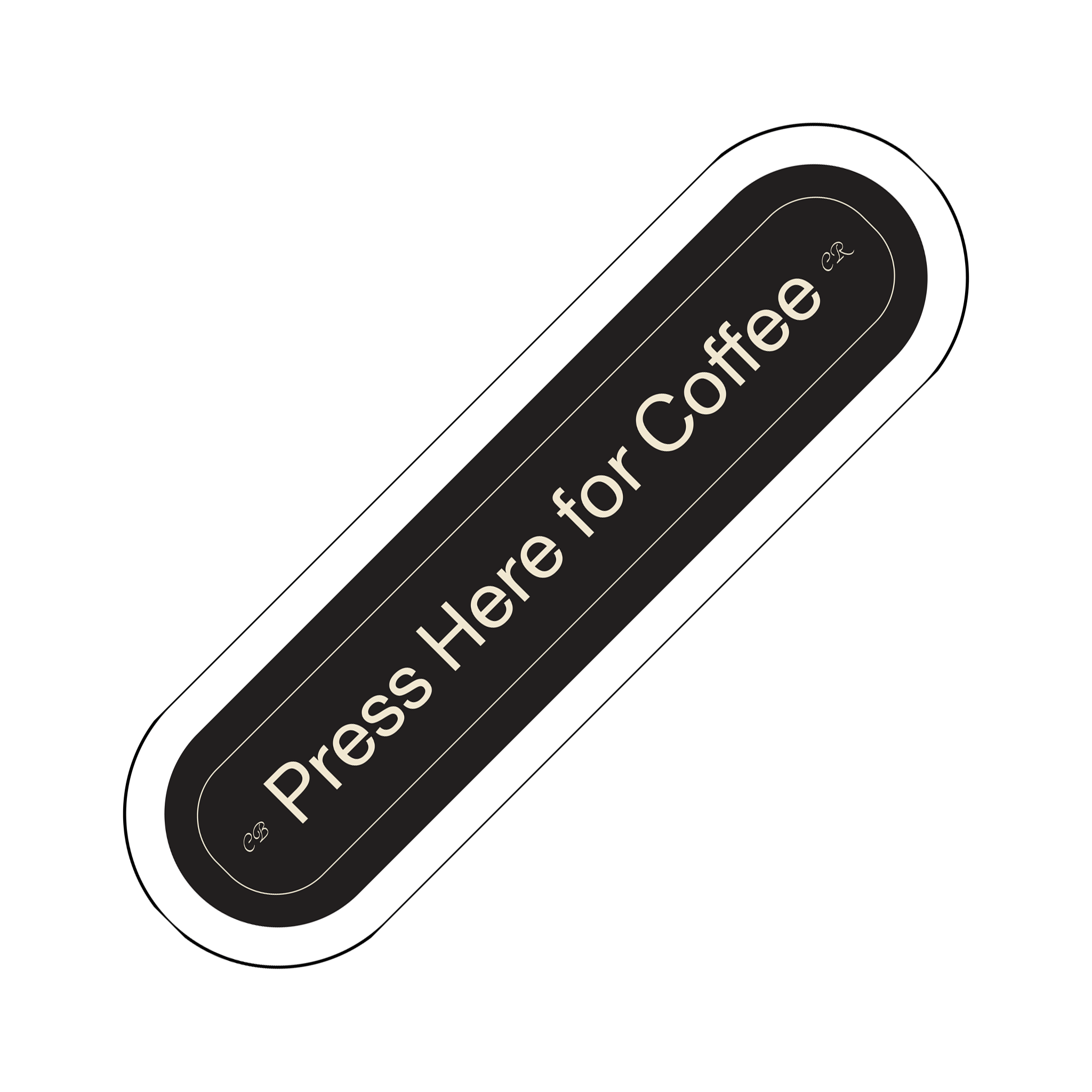 WANT COFFEE STICKER